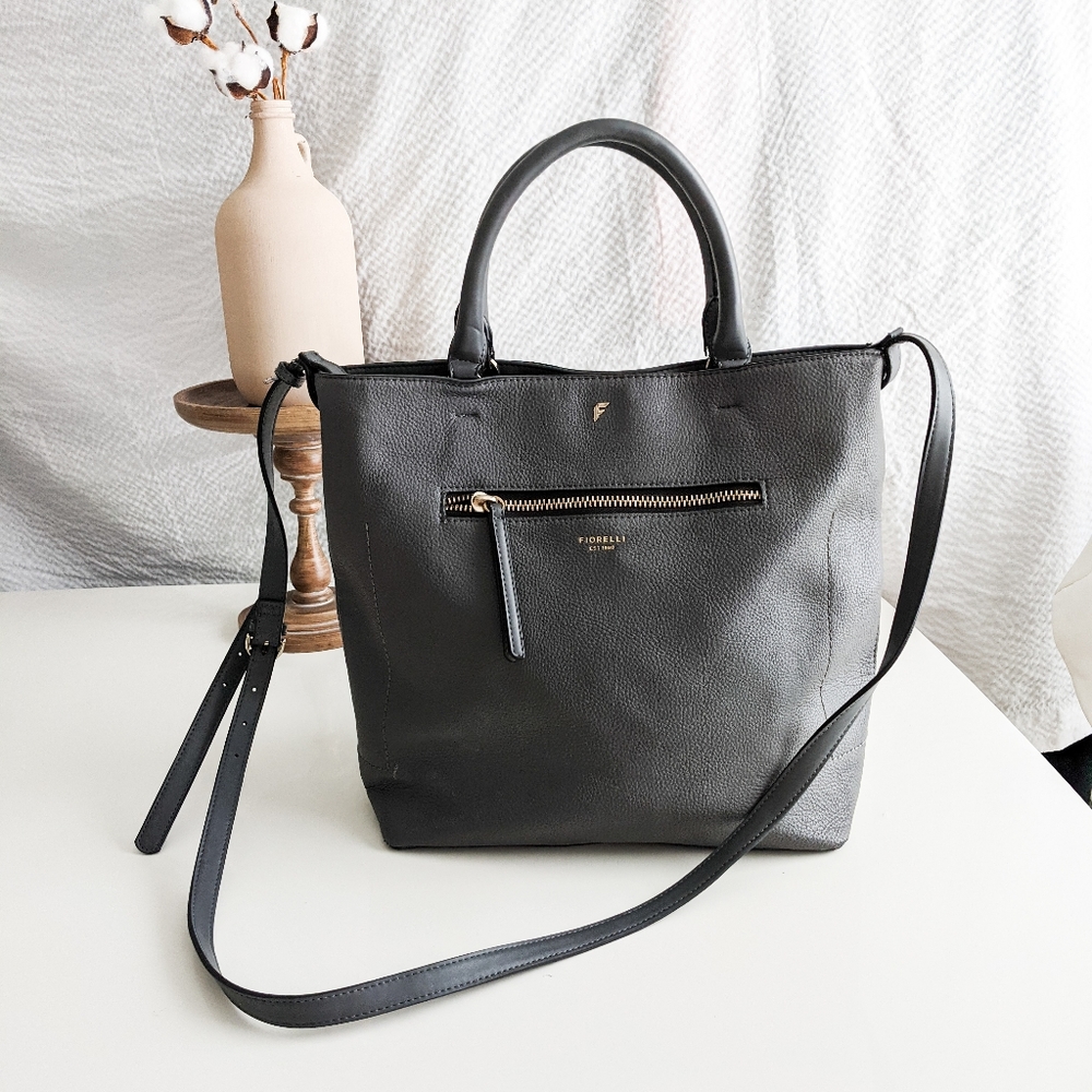 COPY - Giorgio Fiorelli Large Pebbled Leather Tote Bag - Picture 2 of 10